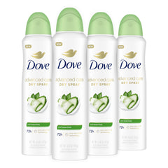 Dove Advanced Care Cool Essentials bottle front view for refreshed underarms after shaving