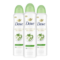 Dove Advanced Care Cool Essentials en lata, spray seco suave para axilas.