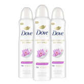 Dove Advanced Care Waterlily Sakura Blossom atomizador, aplicación suave.
