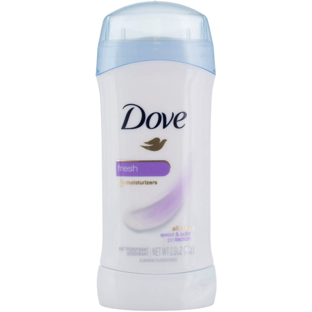 Dove antitranspirante fresco, paquete doble de 76 ml para protección diaria