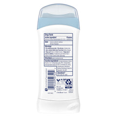 Aplicación suave de Dove Invisible Solid Sensitive Desodorante para piel sensible