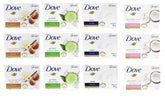 Barra Dove belleza: paquete 12 variedades para cuidado diario de la piel.