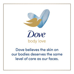 Dove Body Love Fragancia suave notas salvia blanca vainilla bambú