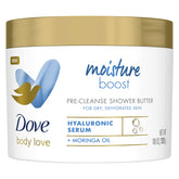 Dove Body Love Prelimpieza mantequilla sedosa para hidratar la piel