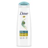 Dove Daily Moisture Shampoo bottle shows the nourishing Pro-Moisture Complex for soft hair.