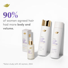 Dove Density Boost: cabello mojado listo para peinar con suavidad.