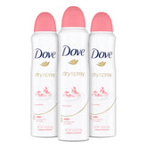 Dove déodorant pétales de rose en boîte, parfum délicat et application rapide.