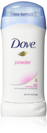 Desodorante Dove Invisible Solid Polvo, protección duradera para axilas.