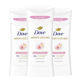 Desodorante Dove Cuidado Avanzado Sakura Flor de Cerezo y Yuzu en embalaje listo para usar.