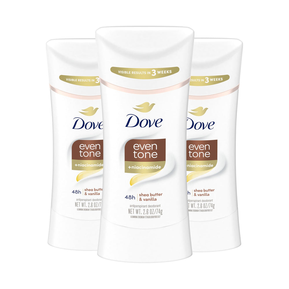 Dove desodorante en barra tono uniforme con manteca de karité para piel suave