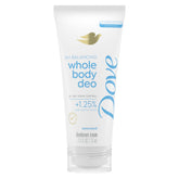 Dove Desodorante de crema para cuerpo entero, sin fragancia y suave.