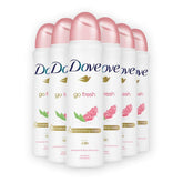 Dove Desodorante Cuerpo Pomegranate, empaque compacto para llevar y frescura duradera.