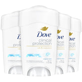 Dove Desodorante para mujer Original Clean 4-pack en caja, protección diaria confiable.