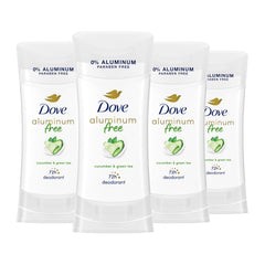 Dove desodorante sin aluminio en barra, protección de olor todo el día.