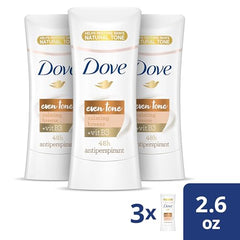 Dove Equilibrio de Tono desodorante stick Mantequilla de Mango, cuidado suave para axilas.