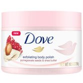 Dove exfoliante corporal pulido con granada y manteca de karité en botella