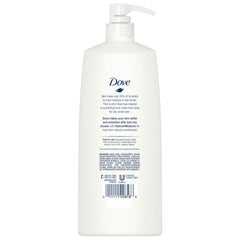 Dove Gel de Ducha Invierno, apertura con bomba, facilita aplicar crema suave para piel hidratada.