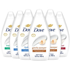 Dove Hidratante Cuerpo: envase práctico para ducha diaria y piel suave.