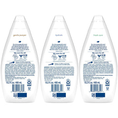 Dove Hidratante Cuerpo, botella lateral, ayuda a mantener la barrera natural de la piel.
