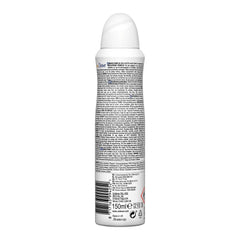 Dove Invisible Dry, spray en acción, uso diario sin alcohol.