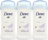 Dove Invisible Solid Fresh stick with pomegranate and lemon verbena scent for all-day fragrance.