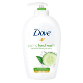 Jabon de manos Dove con pepino y te verde en botella, aroma revitalizante para la limpieza diaria