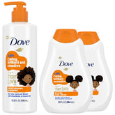 Dove Kids champú hidratante para niños, botella suave para el lavado diario