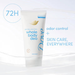Dove crema con ácido láctico para piel sensible y equilibrada.