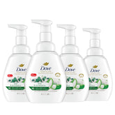 Dove Lavado de Manos Espuma Aloe Eucalipto en botella, muestra hidratación suave.