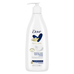 Dove Loción Corporal Cuidado Intenso, botella para hidratación duradera y rápida absorción