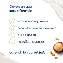Dove Masaje suave en la ducha para exfoliar y limpiar