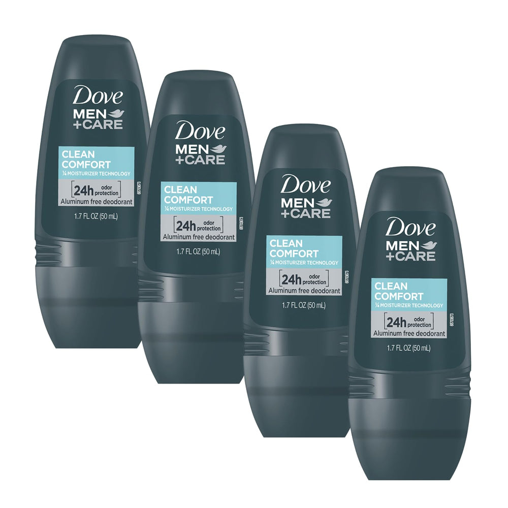 Dove Men+Care Clean Comfort desodorante rodillo de 50 ml, protección diaria contra olores.