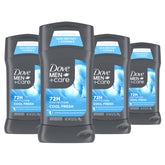 Dove Men+Care desodorante antitranspirante en barra, aroma acuático, para uso diario.