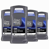 DOVE MEN + CARE Stick defensa de manchas, evita marcas en la ropa.
