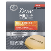 Dove Men+Care Jabon Barra Defensa de Piel para limpieza suave y eficaz.
