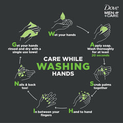 Textura cremosa de Dove Men+Care Jabón en Barra Extra Fresh para duchas revitalizantes.