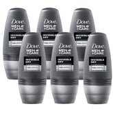 Dove rodillo invisible seco de 50 ml, protección suave para la piel durante todo el día.