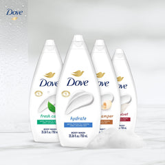 Dove Seda Velvet: botella grande para piel sedosa y suave.