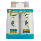 Dove Shampoing Daily Moisture avec pompe, cheveux hydratés et démêlés plus facilement.