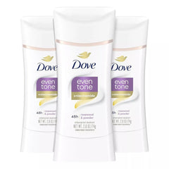 Desodorante Dove Tonos Iguales: aplicación suave para tono de piel uniforme.
