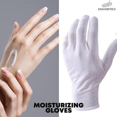 Guantes de inspección de joyas DOVORTEX, tela suave y transpirable.