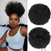 Doxken Afro Puff extensión-cola, look voluminoso en segundos