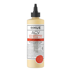 dpHUE ACV Lite, botella de lavado suave para cabello fino y brillo natural.