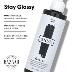 dpHUE Gloss+ brillo dinámico para color más intenso y apariencia luminosa.