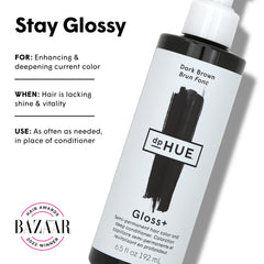 dpHUE Gloss+ textura cremosa, fácil de aplicar sin desorden.