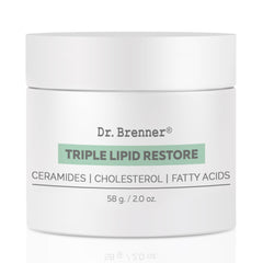Dr. Brenner Triple Lipid Restore crema frontal para equilibrio y suavidad.