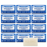 Dr. Bronner's Barra Castile Menta: uso diario suave para rostro y cuerpo.