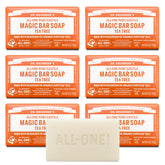 Dr. Bronner's barra magia arbol de te: limpieza suave para cara, cuerpo y cabello