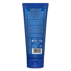 Dr. Bronner's jabón de afeitar menta, espuma cremosa para afeitado suave