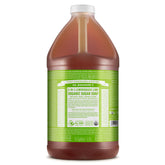 Dr. Bronner's jabón de azúcar orgánico hierba limón, botella con aroma refrescante